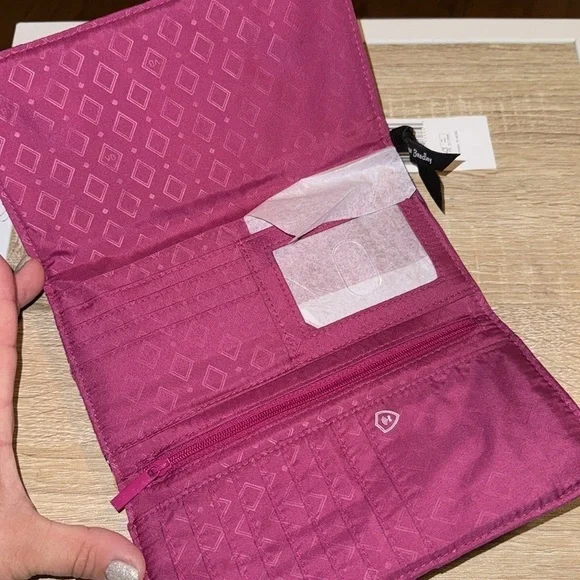 Vera Bradley crossbody Wallet purse slim NEW Kauai floral NWT - Picture 4 of 7